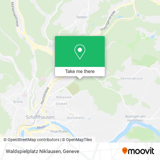 Waldspielplatz Niklausen map