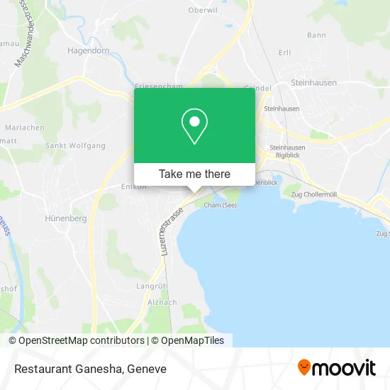 Restaurant Ganesha map
