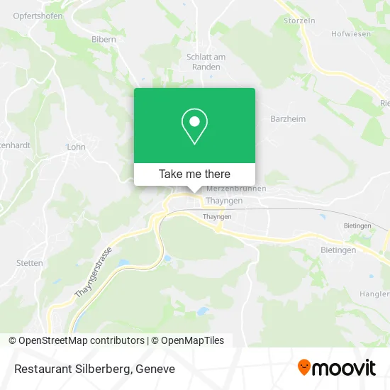 Restaurant Silberberg map