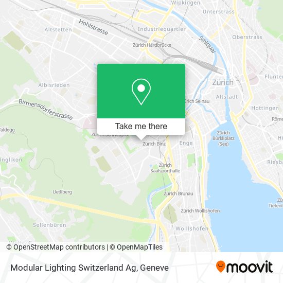 Modular Lighting Switzerland Ag map