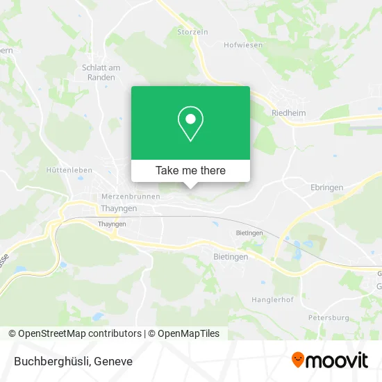 Buchberghüsli plan