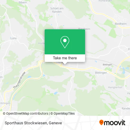 Sporthaus Stockwiesen map