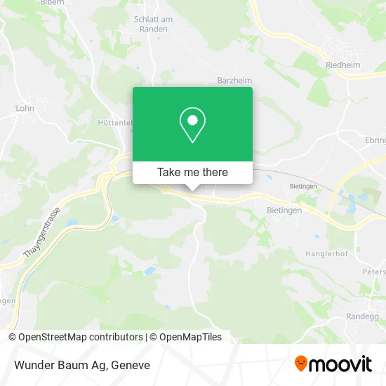 Wunder Baum Ag map