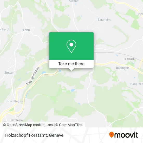 Holzschopf Forstamt map