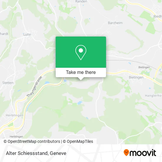 Alter Schiessstand map