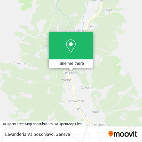 Lavanderia Valposchiavo map