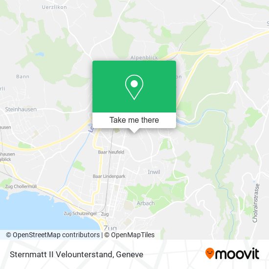 Sternmatt II Velounterstand map