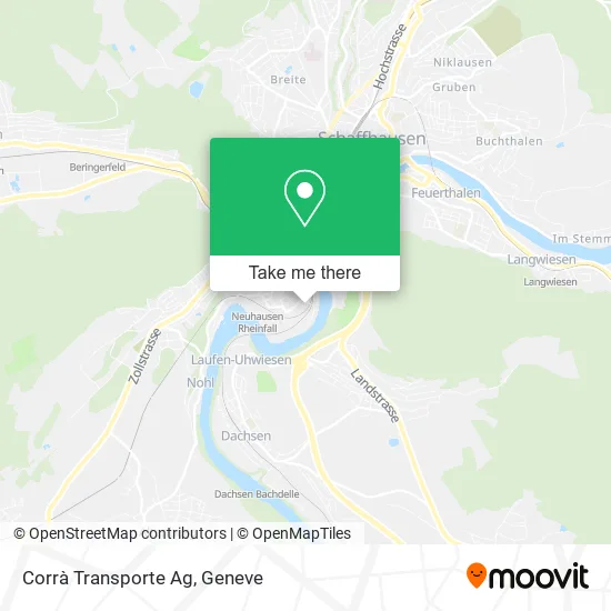 Corrà Transporte Ag map