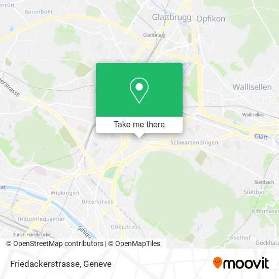 Friedackerstrasse map