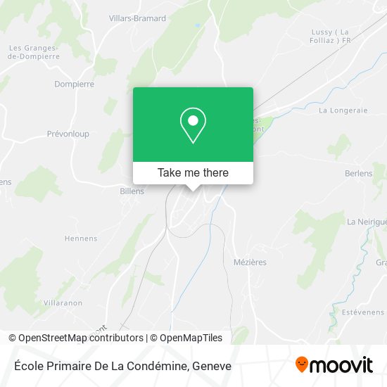 École Primaire De La Condémine map