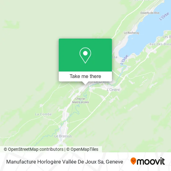 Manufacture Horlogère Vallée De Joux Sa map