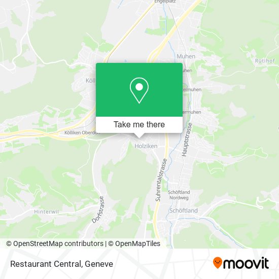 Restaurant Central map