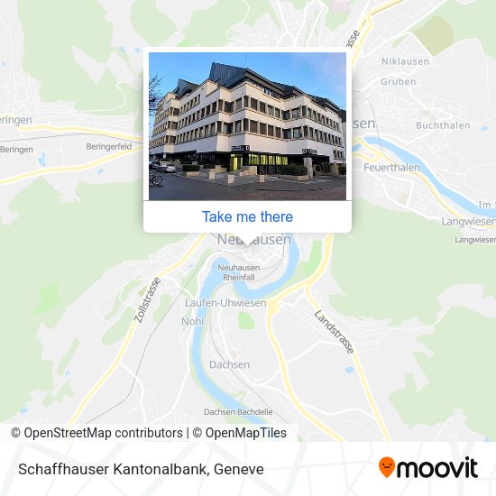 Schaffhauser Kantonalbank map