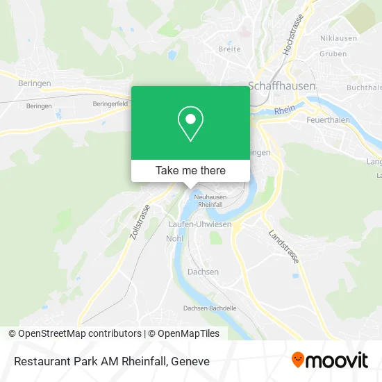Restaurant Park AM Rheinfall map