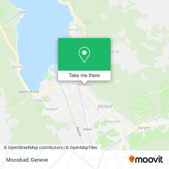 Moosbad map