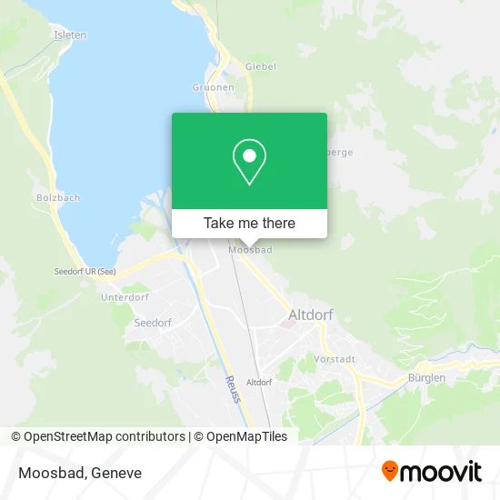 Moosbad map