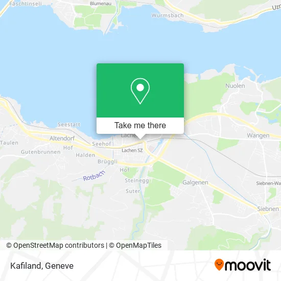 Kafiland map