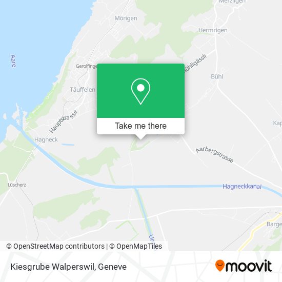 Kiesgrube Walperswil map
