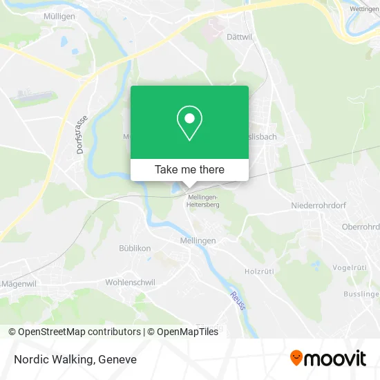 Nordic Walking map