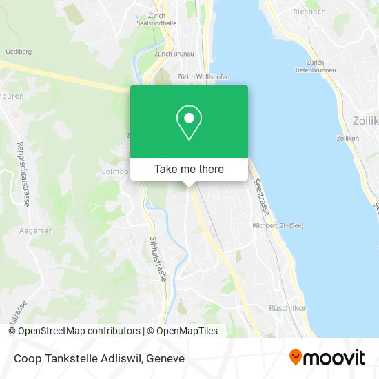 Coop Tankstelle Adliswil map