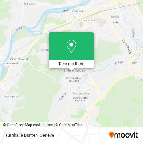 Turnhalle Bünten map