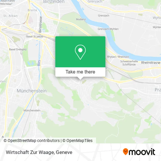 Wirtschaft Zur Waage map