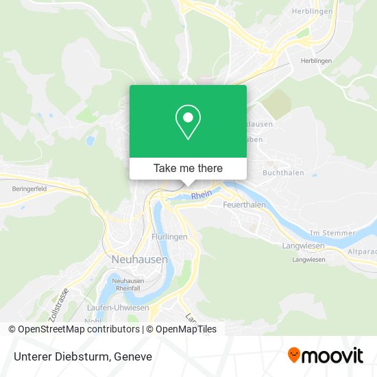 Unterer Diebsturm map
