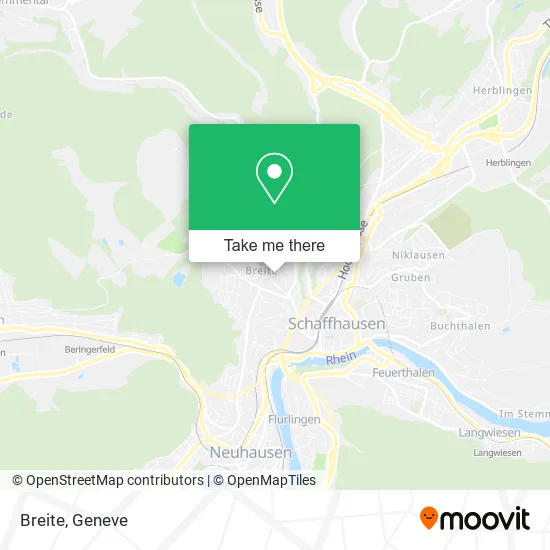 Breite map