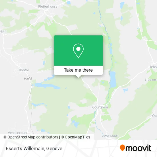 Esserts Willemain map