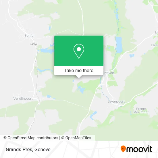 Grands Prés map