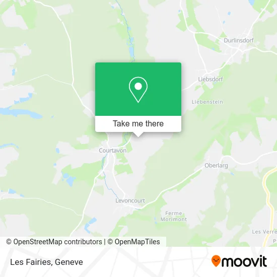 Les Fairies map