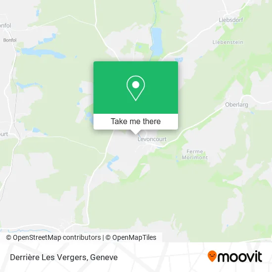 Derrière Les Vergers map