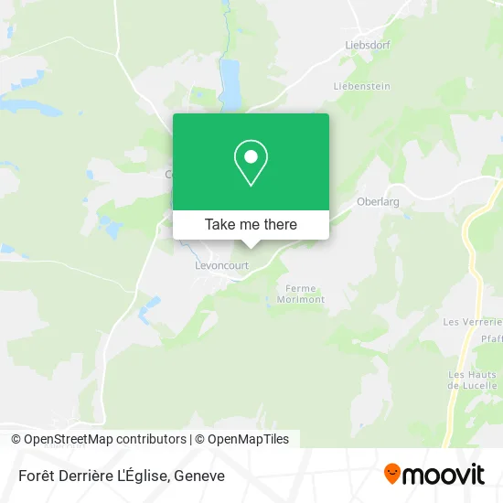 Forêt Derrière L'Église map