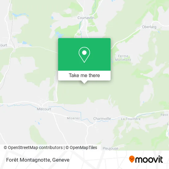 Forêt Montagnotte map