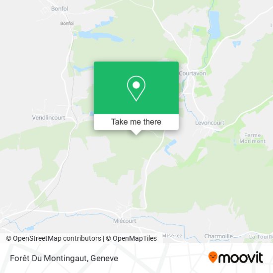 Forêt Du Montingaut map