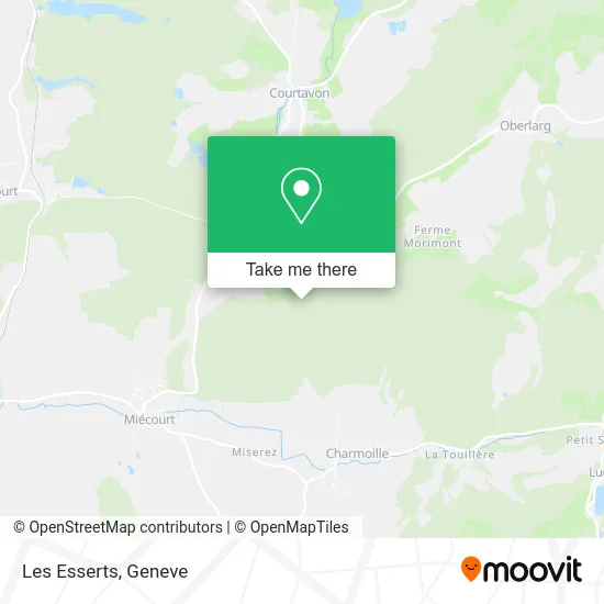 Les Esserts map