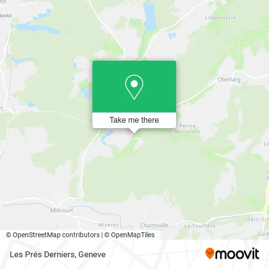 Les Prés Derniers map