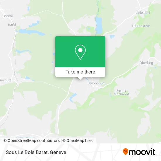 Sous Le Bois Barat map