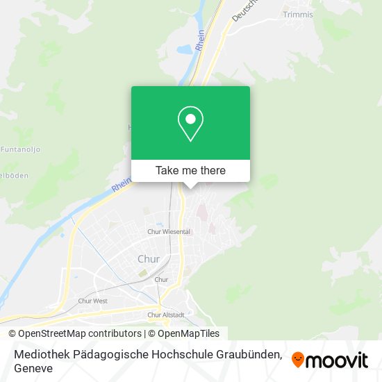 Mediothek Pädagogische Hochschule Graubünden plan