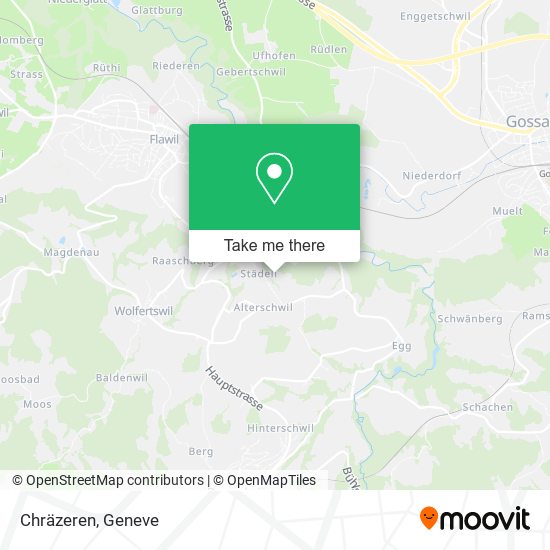 Chräzeren map