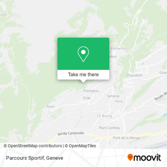 Parcours Sportif map