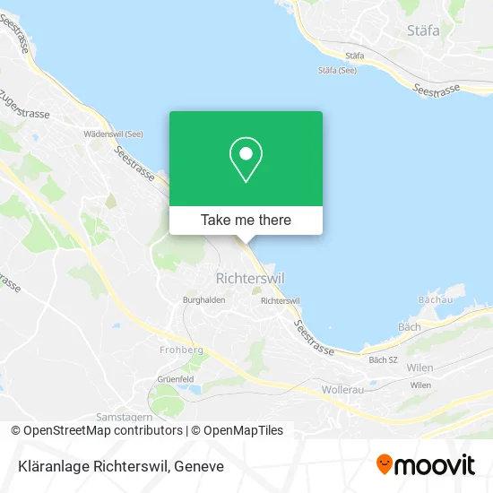 Kläranlage Richterswil map