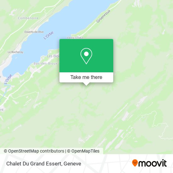 Chalet Du Grand Essert map