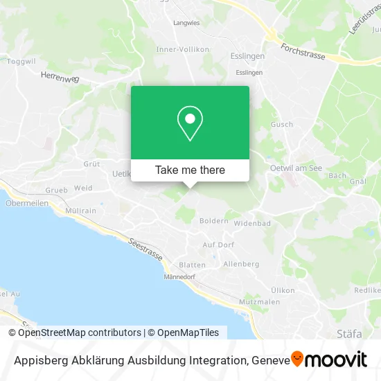 Appisberg Abklärung Ausbildung Integration map