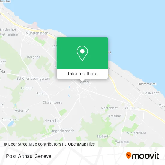 Post Altnau map