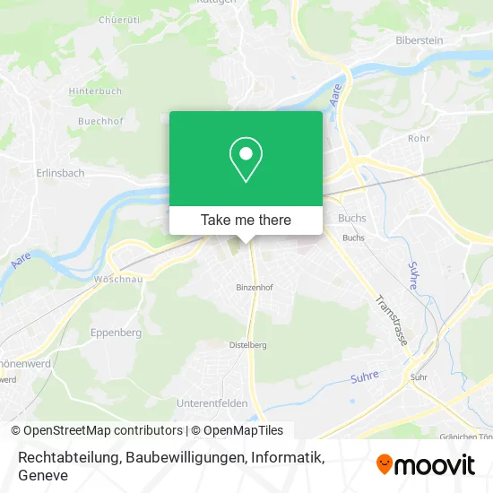 Rechtabteilung, Baubewilligungen, Informatik map