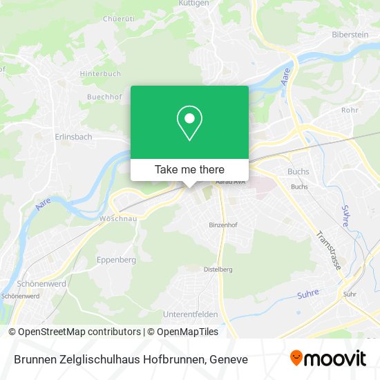 Brunnen Zelglischulhaus Hofbrunnen map