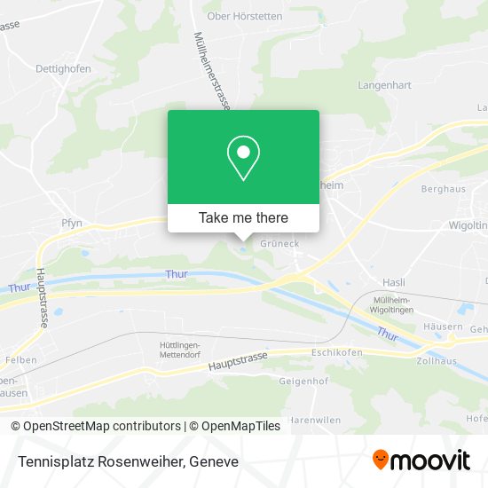 Tennisplatz Rosenweiher map