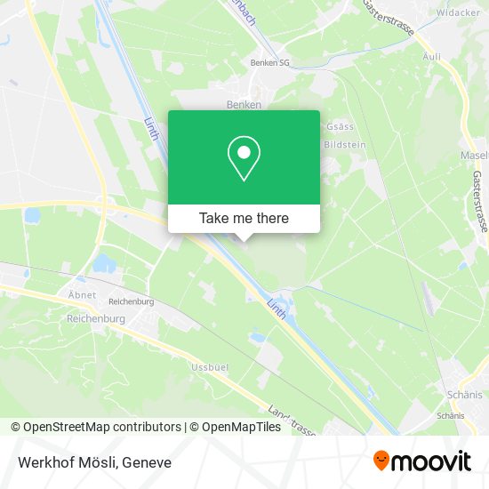 Werkhof Mösli map