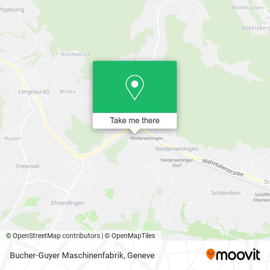 Bucher-Guyer Maschinenfabrik map